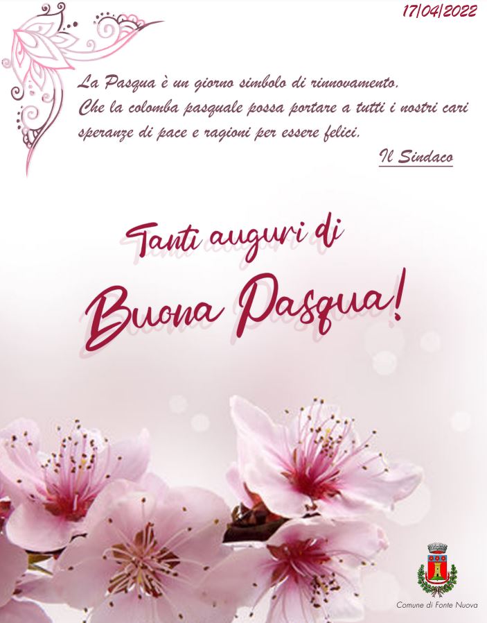 Auguri Pasqua 2022