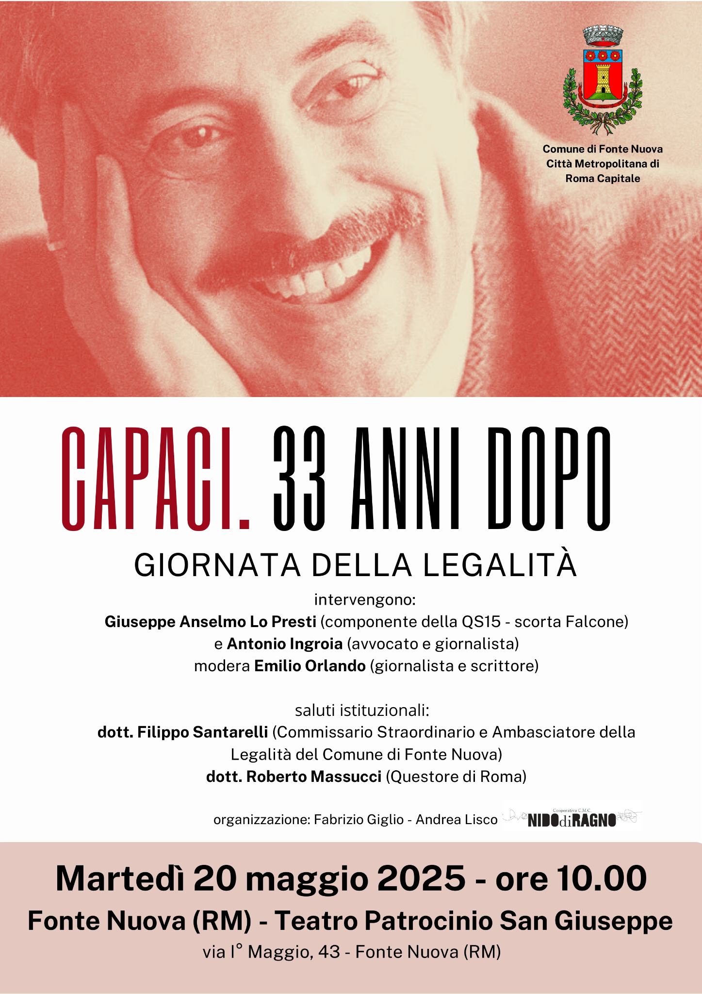 Locandina Giornata della legalità