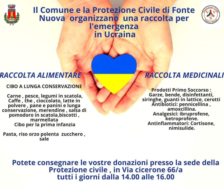 Raccolta per l' Emergenza Ucraina