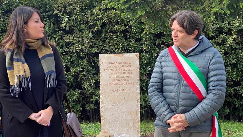 Il Sindaco Piero Presutti e la consigliera Eleonora Panzardi